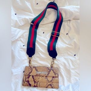 Gucci Python Skin Wallet Customized Crossbody